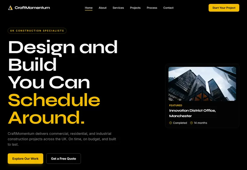 CraftMomentum Website