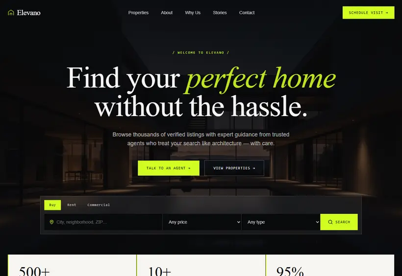 Elevano Website