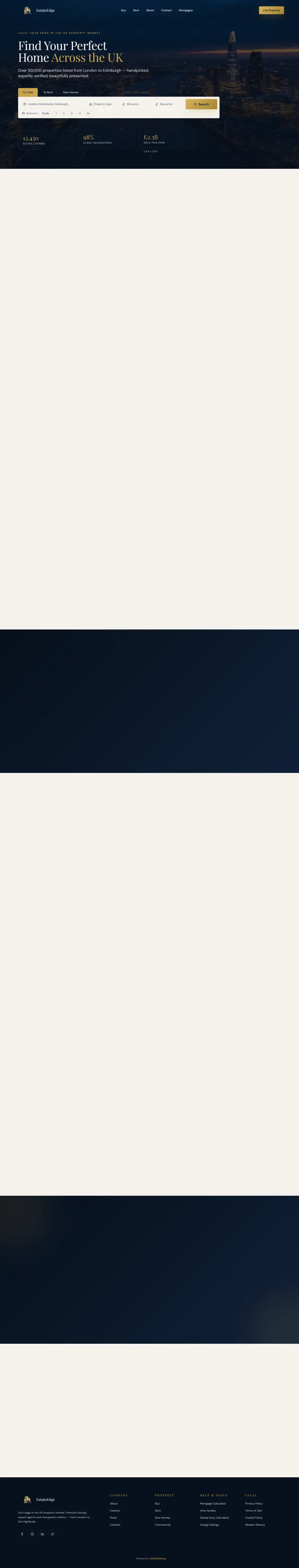 EstateEdge Agency Website