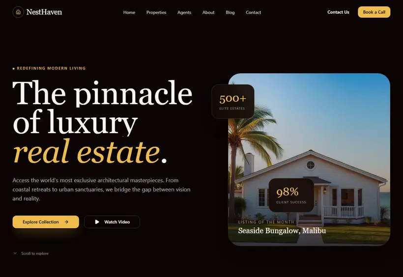 NestHaven Website
